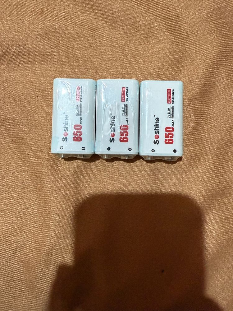 Acumulatori 9 v li-Ion