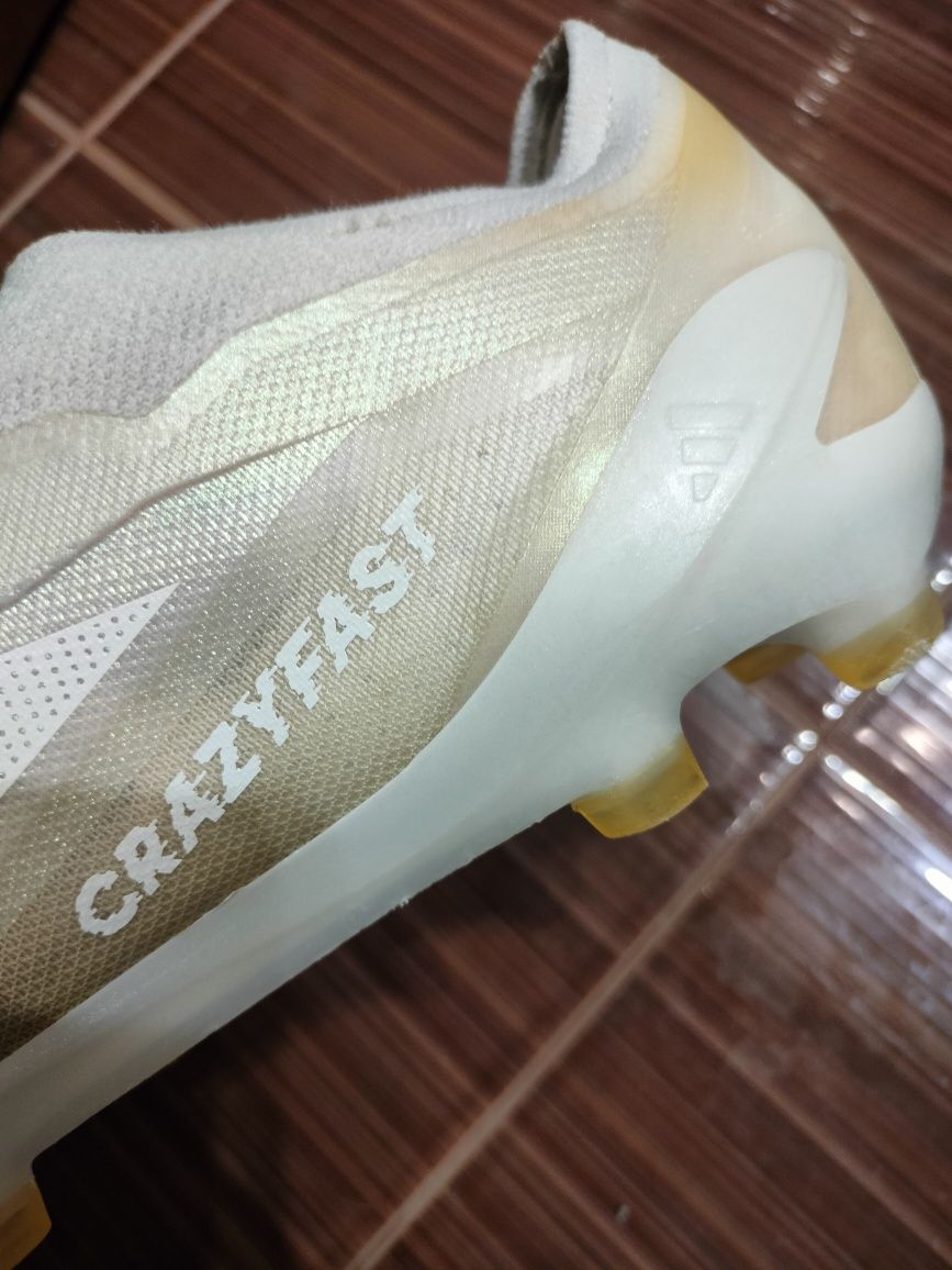 Adidas CRAZYFAST.1 LL FG, 42 номер, футболни обувки/бутонки, бели
Sale