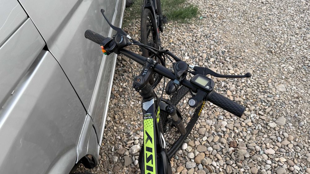 Bicicleta electrica, roata 26, 48V, 10AH 3 viteze pe electric, 21 vit