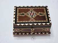 Cutie vintage deosebita mozaic