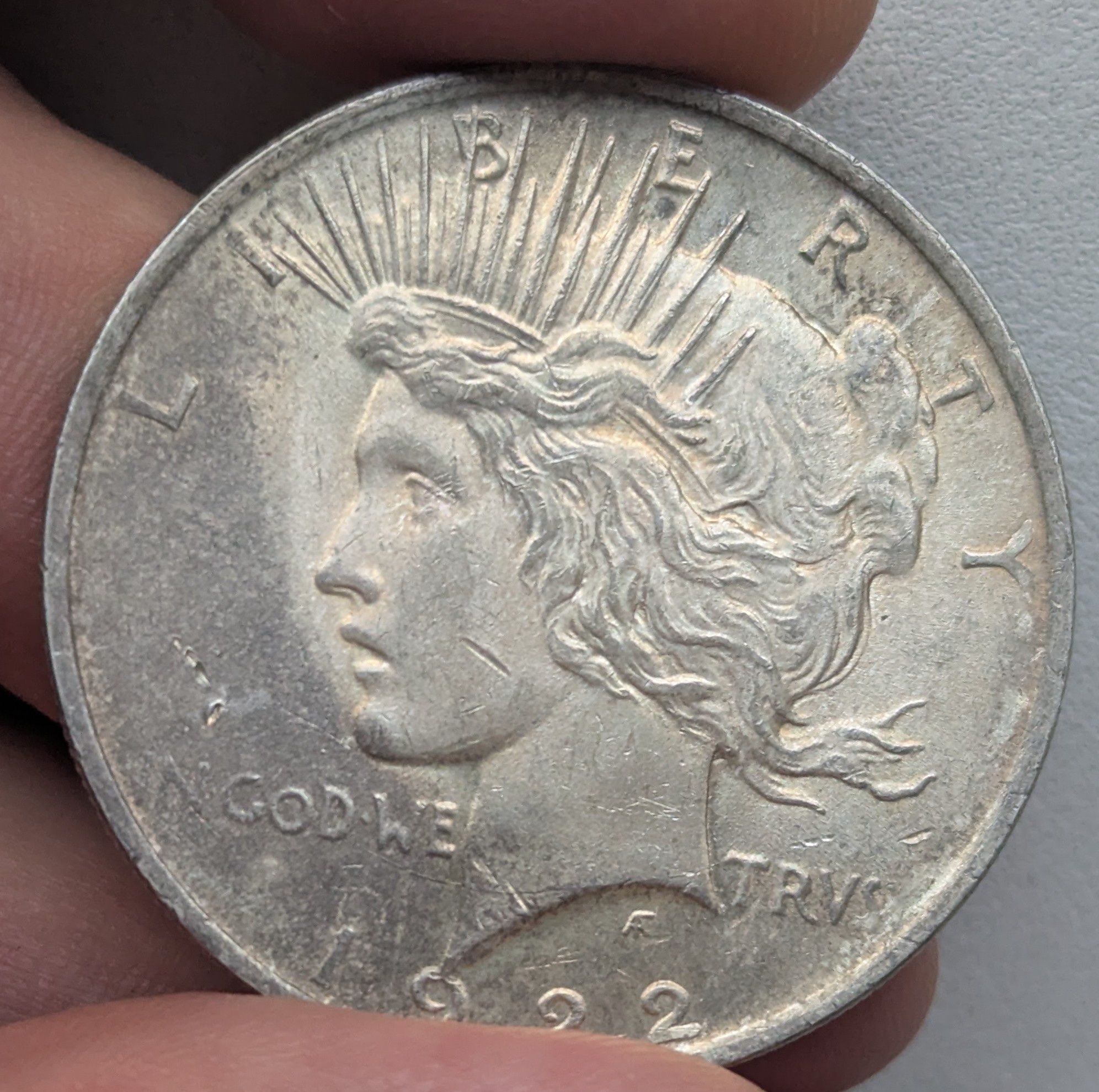 1 доллар США 1922 серебро