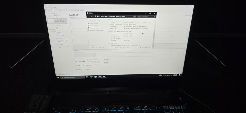 Laptop Gaming i7 Asus Tuf F15 FX506LH
