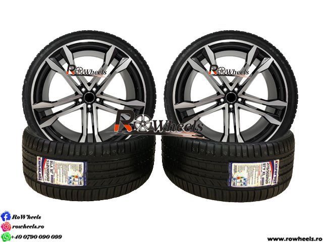 Jante AUDI 22 R22 Model S-Line A8 Q3 Q5 Q8 2021 Black Anvelope Vara