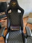 Кресло игровое компьютерное Cougar Armor S Royal, Black-Gold