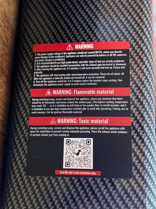 Încălzitor de aer diesel VEVOR 12V 8KW – Nou