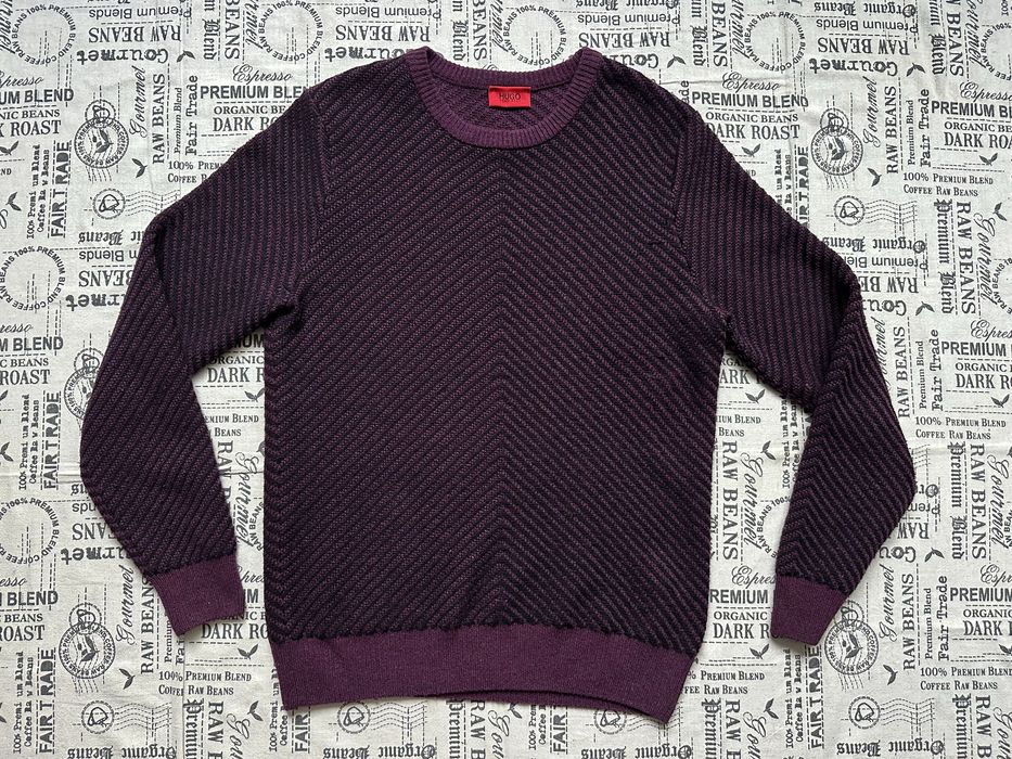 HUGO BOSS original wool мека вълна пуловер.M