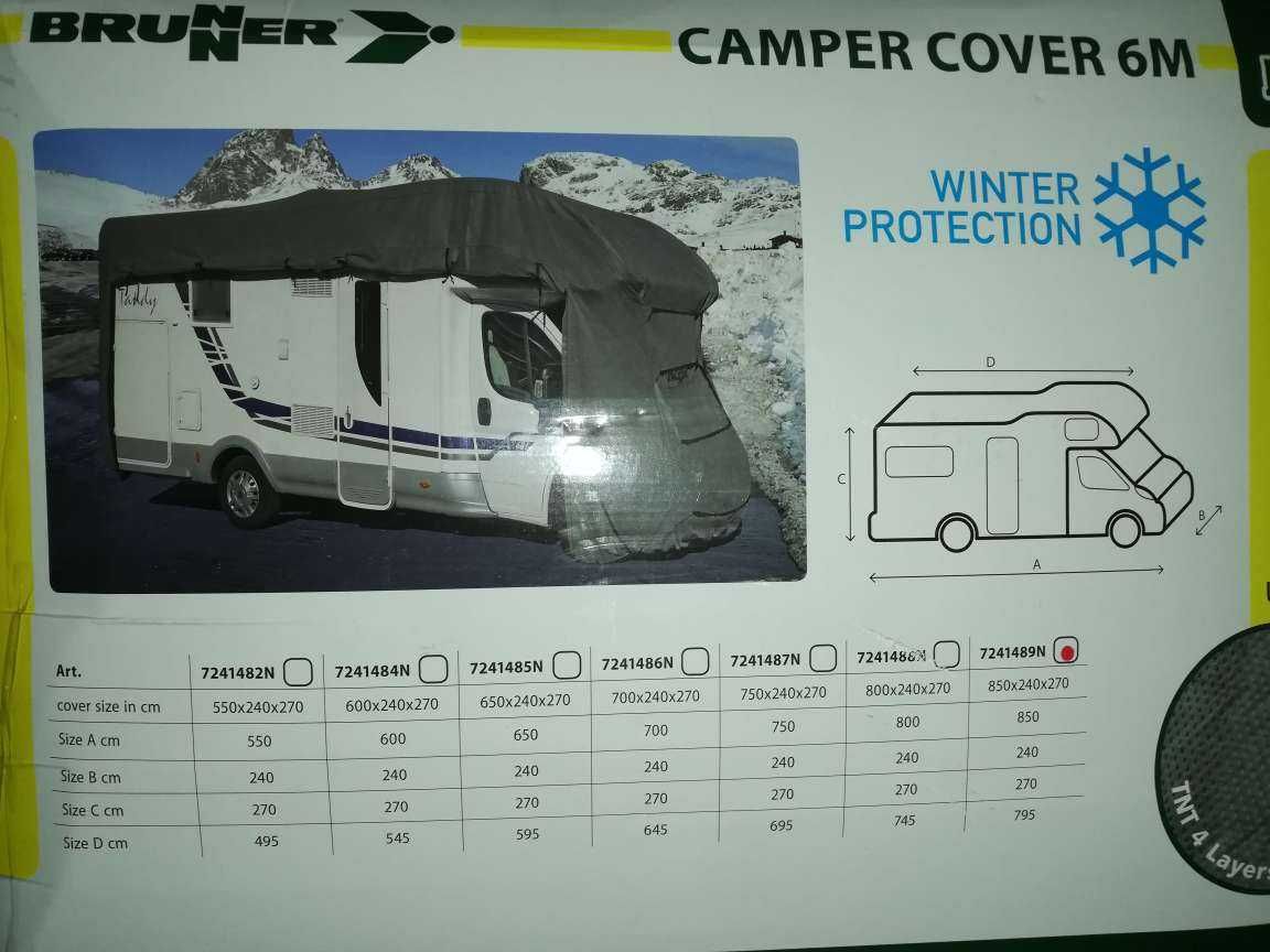 Prelata protectie rulota caravana Brunner Maypole 4 - 8,5 metri
