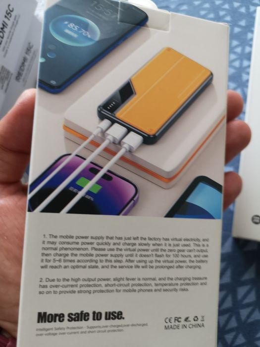 Power bank baterie externa   10000 mvh