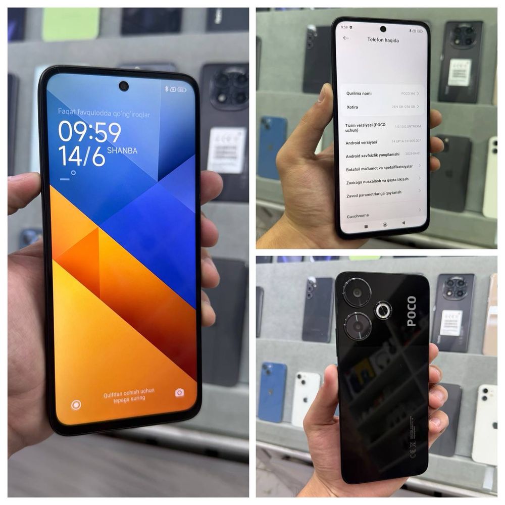 Poco M6  8/256gb ideal