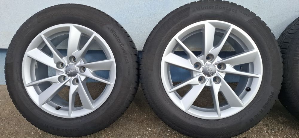 Vand jante/roti audi r16 5x112 continental 2023 iarna