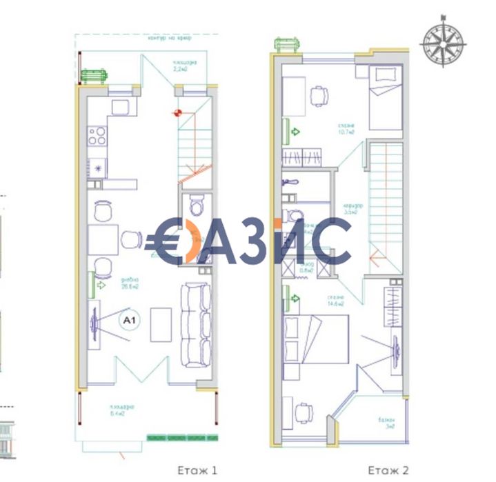 Продава се Тристаен апартамент в Свети Влас - 87 кв.м за 1496 €/кв.м - Снимка #3