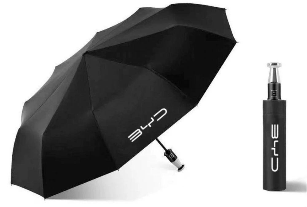 Стильный зонт с автоматическим механизмом бренда BYD