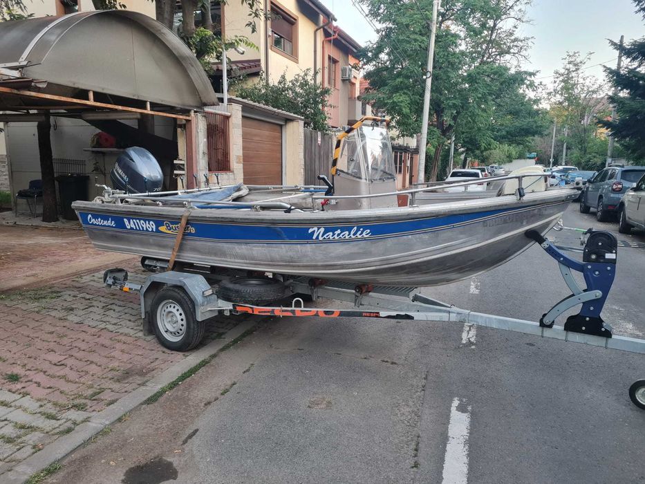 Barca BUSTER S 2008 cu Motor YAMAHA 70cp si Peridoc.