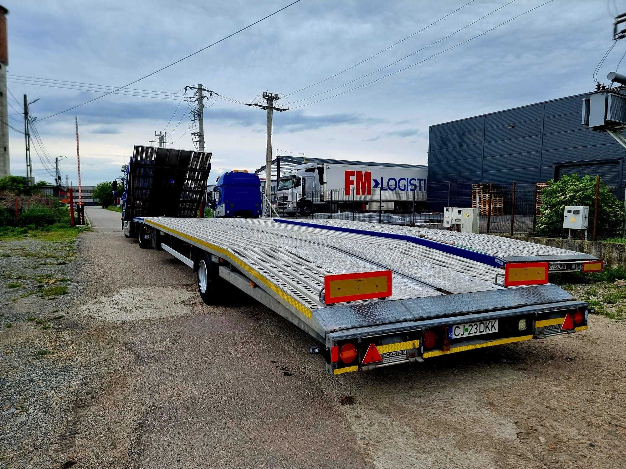 MAN TGL 8.250 2017  Transportor Platforma TRAILER ECKSTEIN VDI 2700