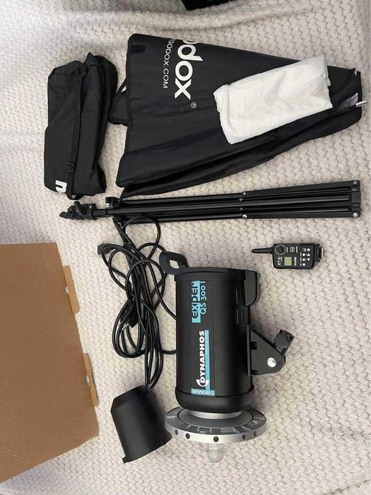 светкавица Dynaphos Expert QS-300 II + радиосинхронизатор XT-16