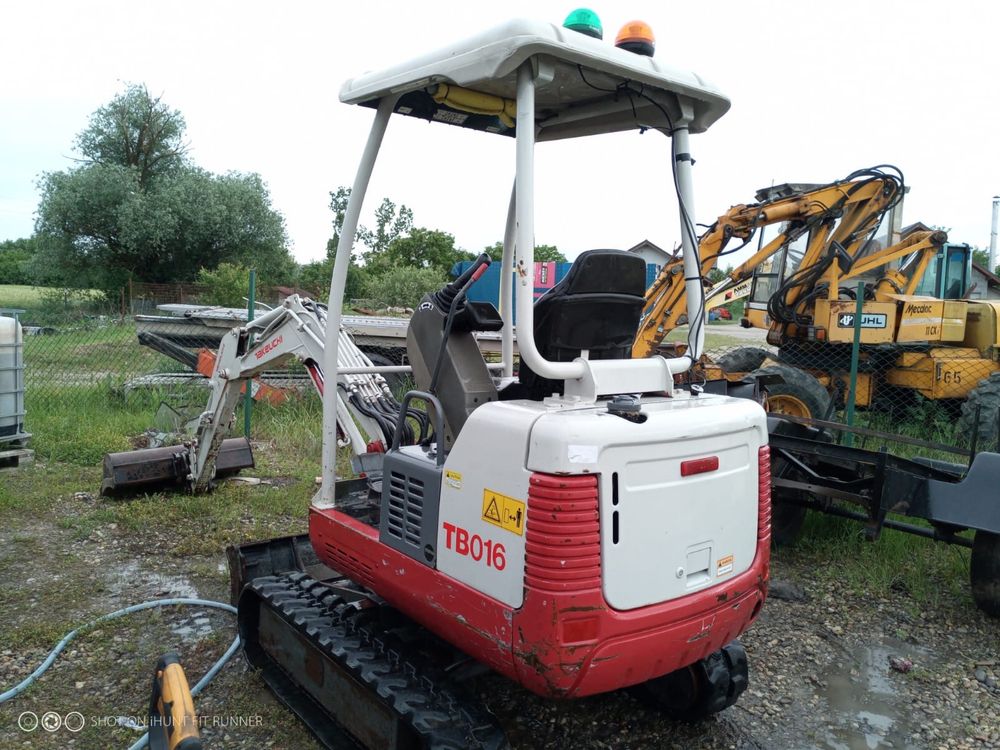 miniexcavator takeuchi tb016 2013