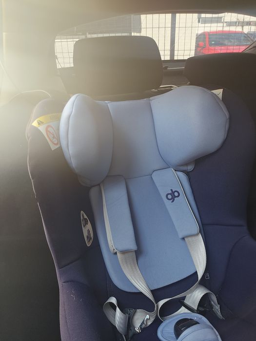 Scaun auto ISOFIX i-Size GB Vaya2 Sapphire Blue, 45-105 cm, Albastru/N
