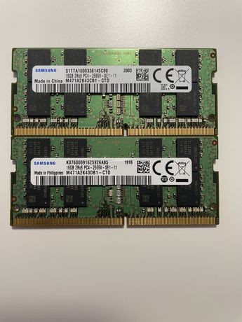 Memorie samsung  DDR 4 16 Gb