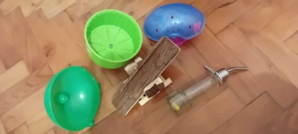 Cusca + accesorii hamster