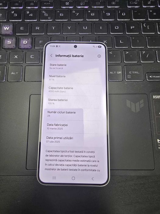 Vand Samsung S25 255 gb