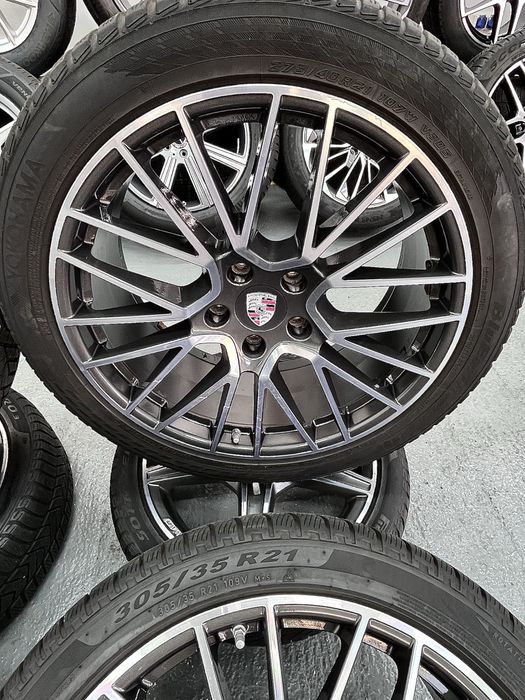 Roti porsche cayenne  r21 anvelope iarna