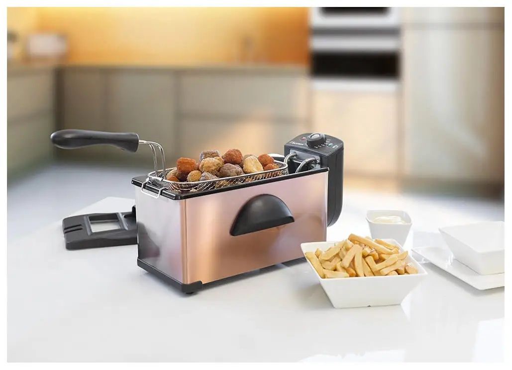 Friteuza Bestron AF370CO Copper deep fryer