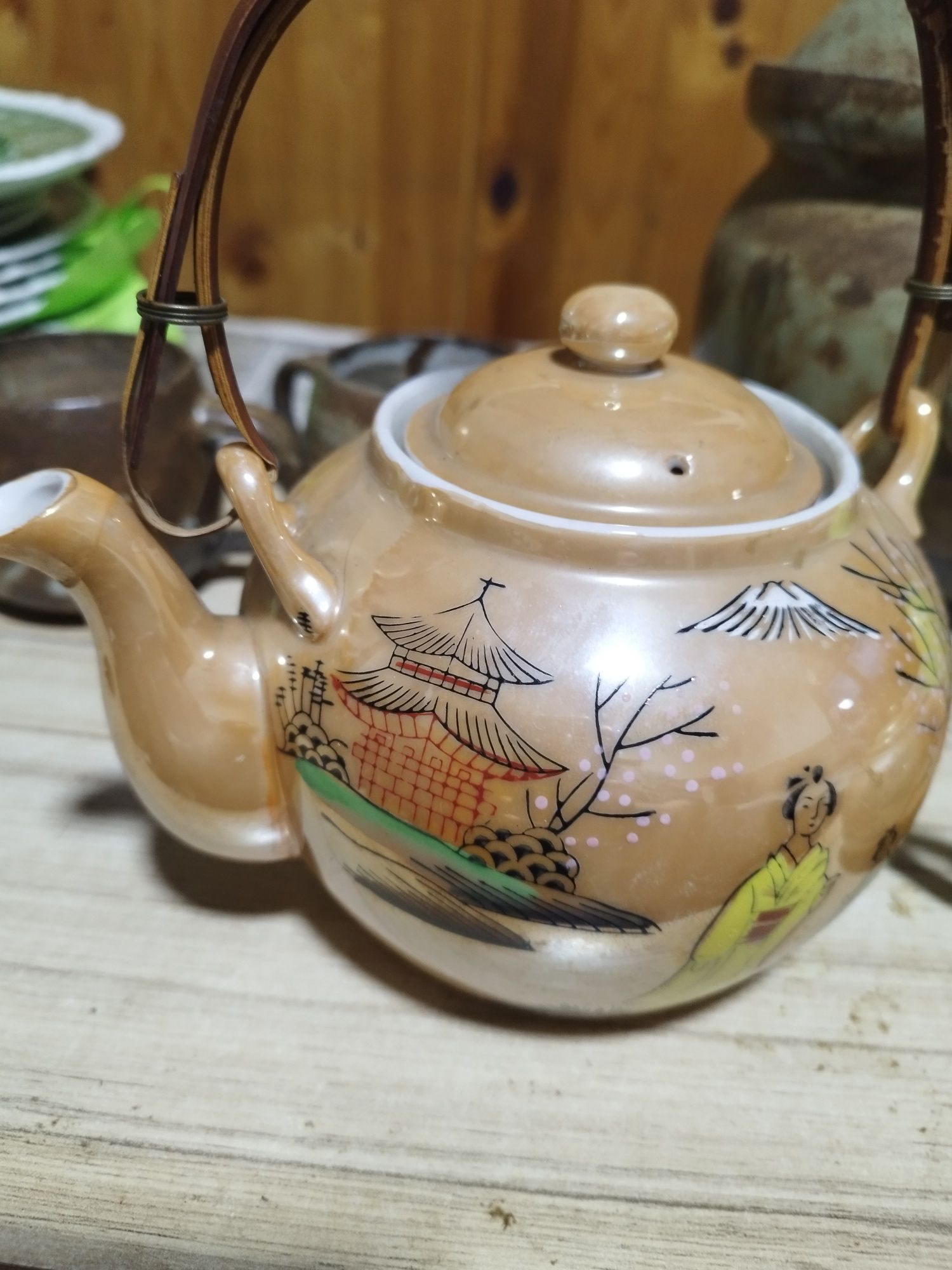 Чайник, захарница Япония
