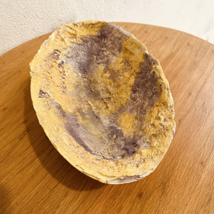 Ръчно изработена ретро артистична керамична купа