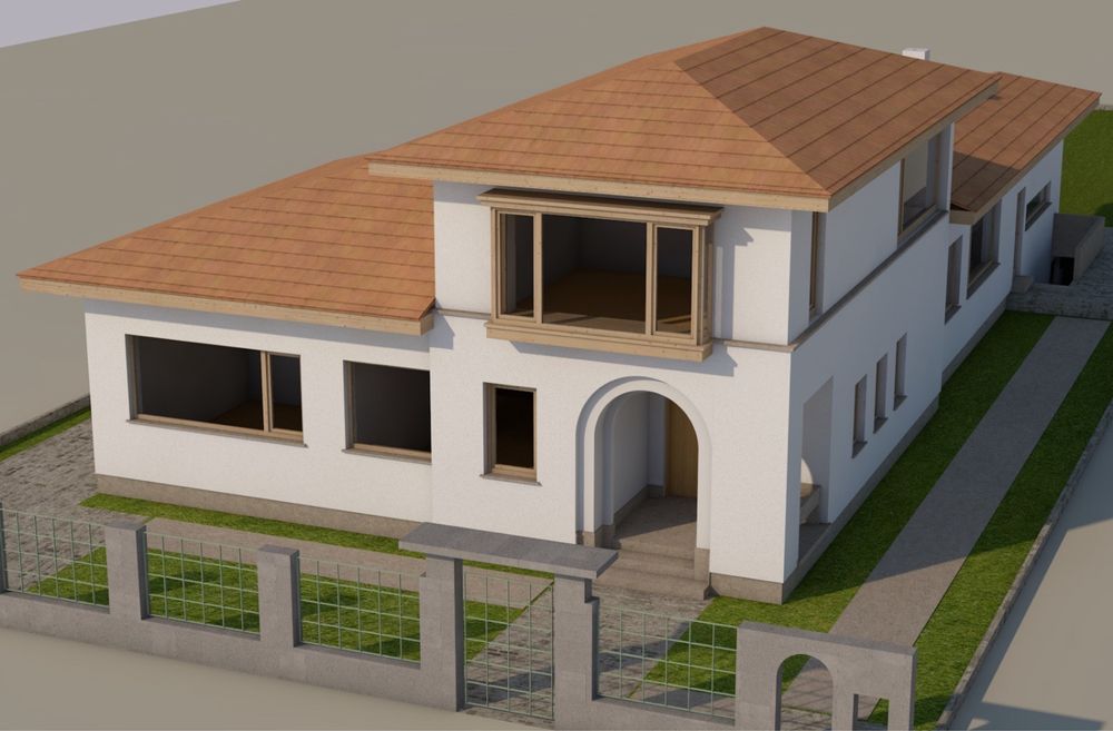 Vand casa la rosu cu 900 mp teren str Hegyi Lajos in spate la litoral