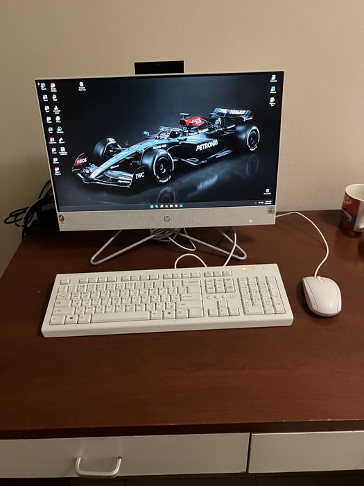 Моноблок Hp 22 белый