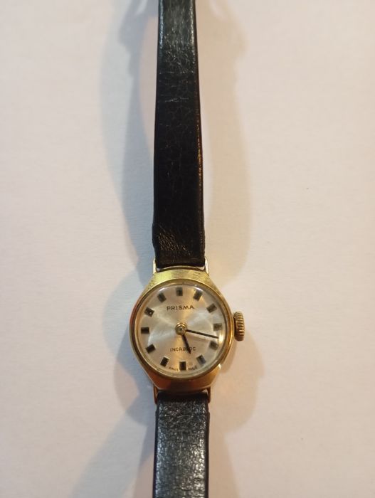 Ceas vechi de dama Aur 14K cu stanta
