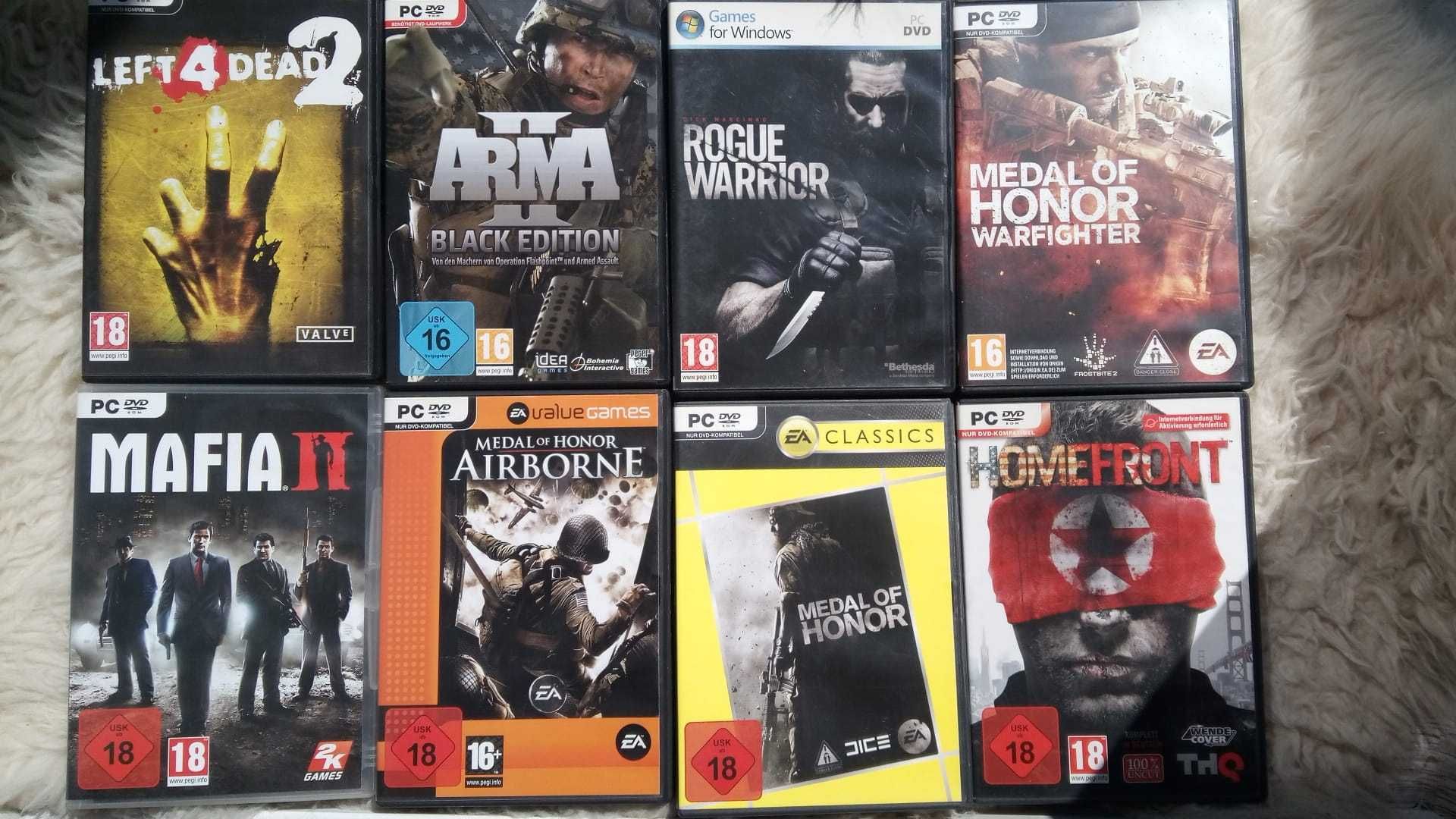 Counter Strike 1, Source, Battlefield 1,3,Rainbow Six3, Medal of Honor