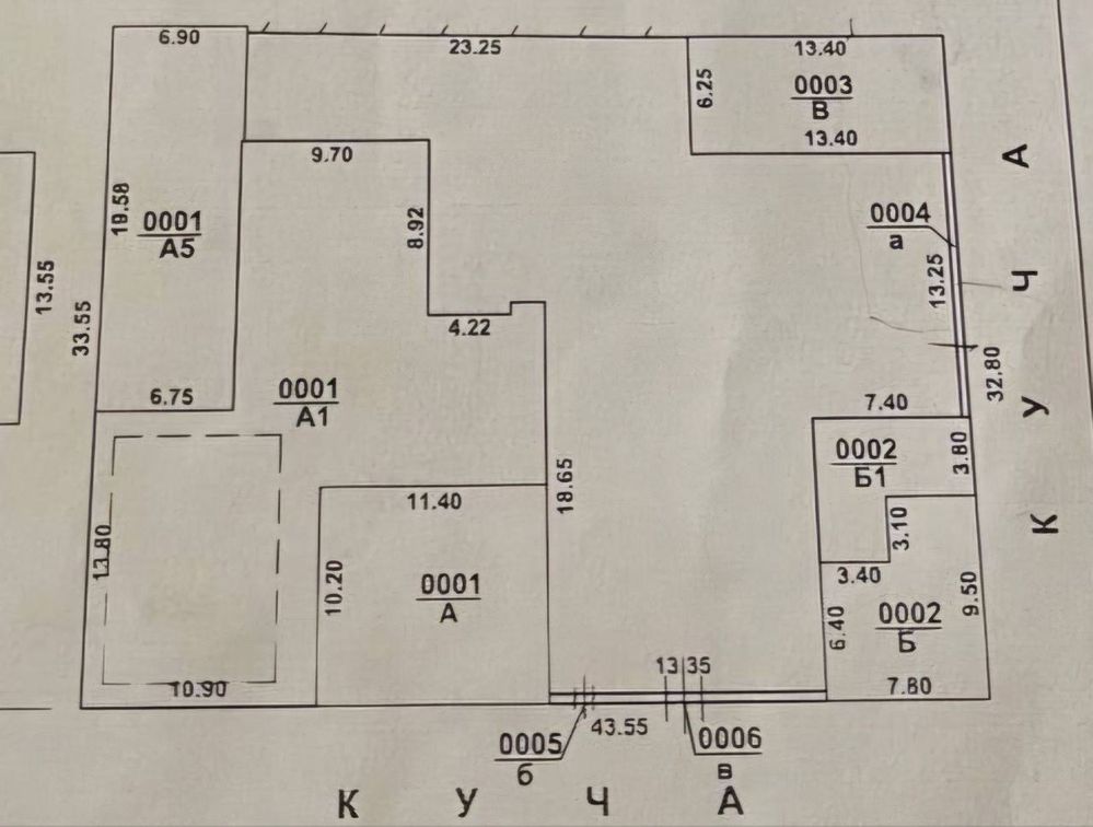 Продаётся участок под застройку за Grand Mir 44*33