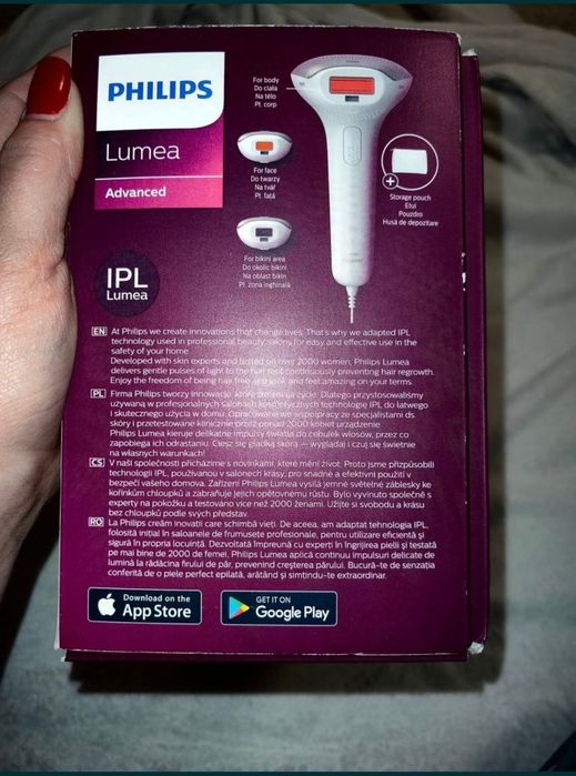 Vand epilator definitiv Phillips