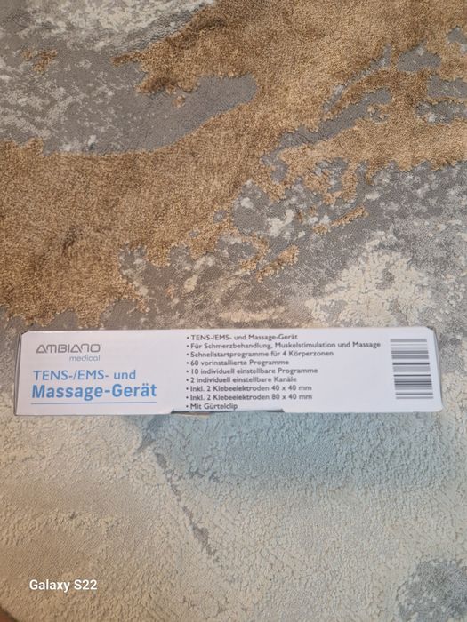 Aparat TENS/EMS Ambiano Medical – Nou, pentru masaj și electrostimular