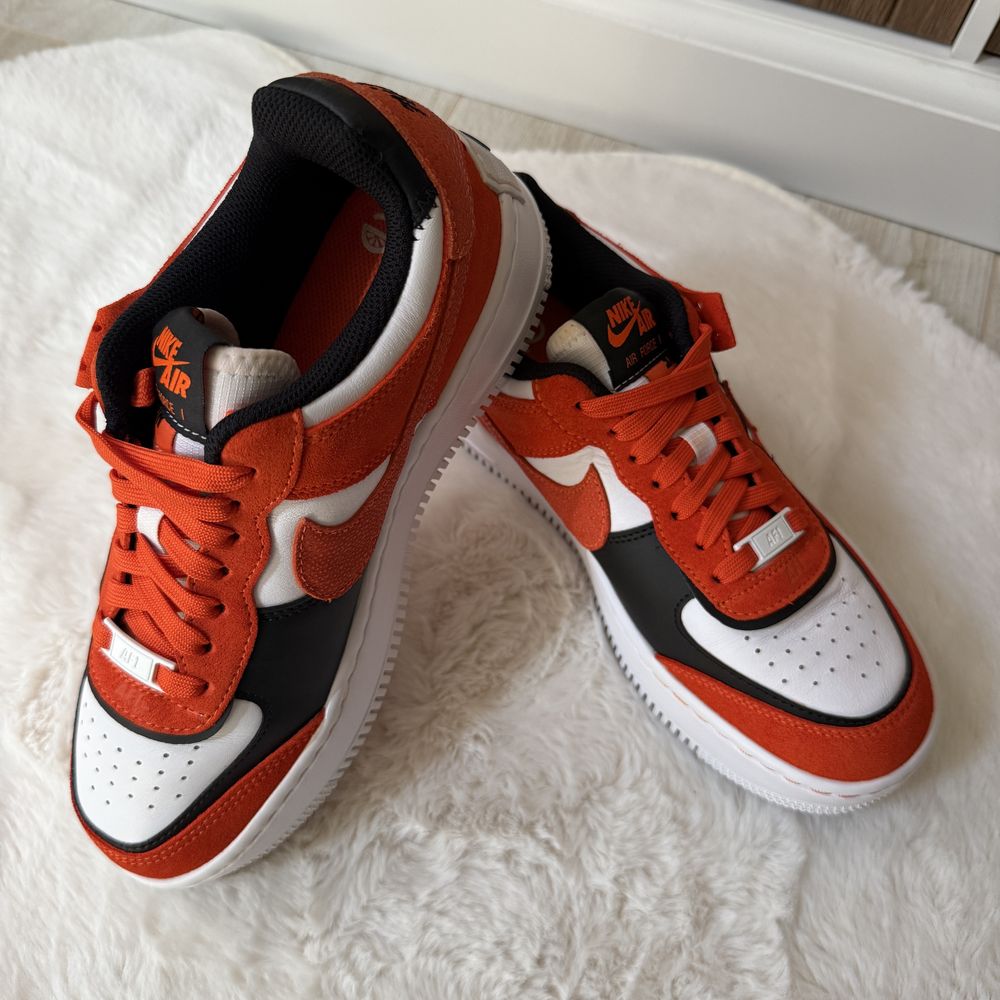 Nike Air Force 1 Shadow 'Cracked Leather - Rush Orange'