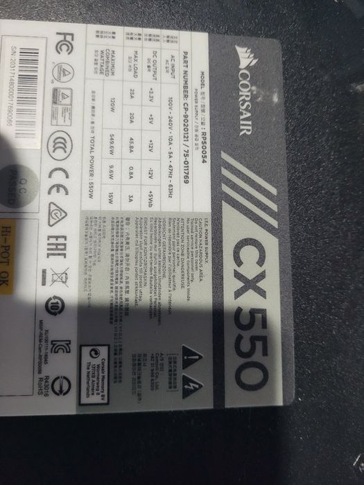 Vand sursa Corsair CX 550