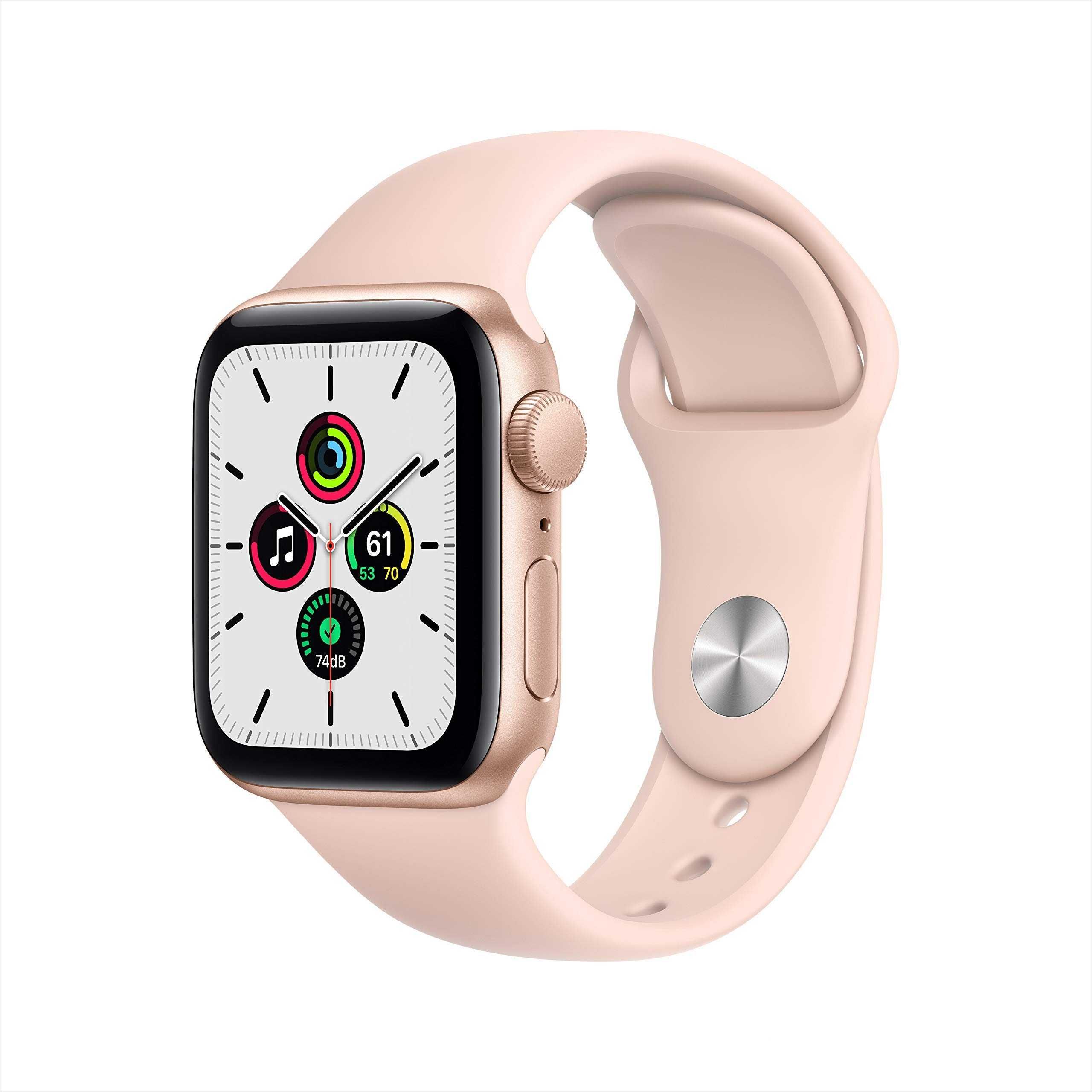 Brățară de schimb Apple Watch. Lungime adulți, ceas 38 40 41mm Roz Pal