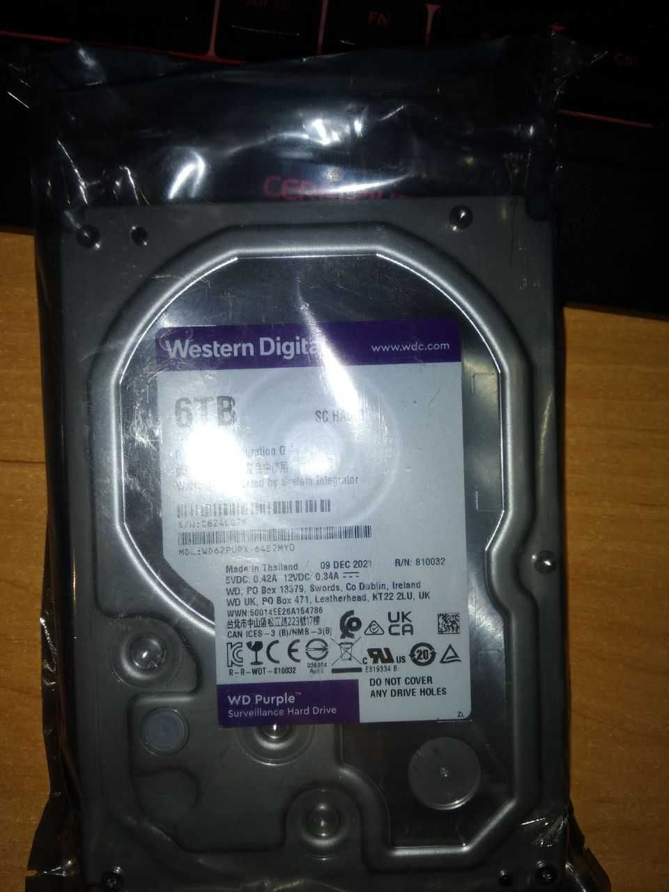 Новый жесткий диск 6 Tb Western Digital