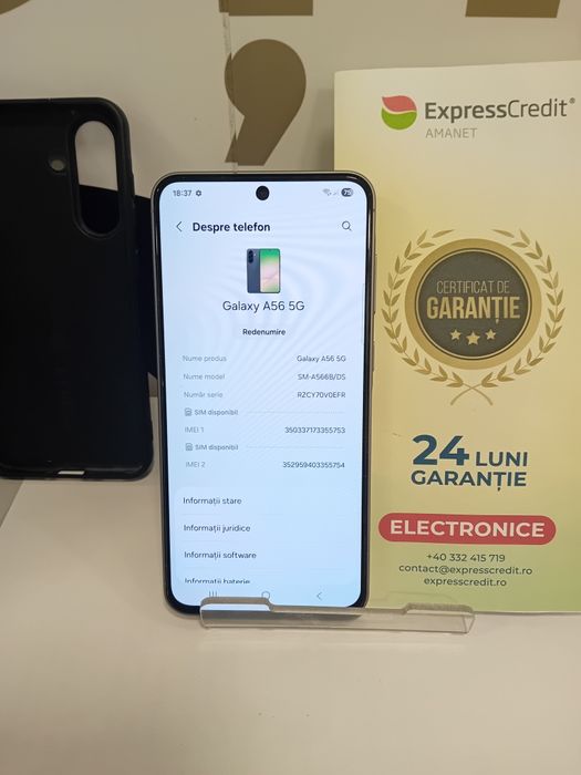 Samsung A56 5G 8/128gb [Ag24 Harlau b44266) Garantie 2 ani
