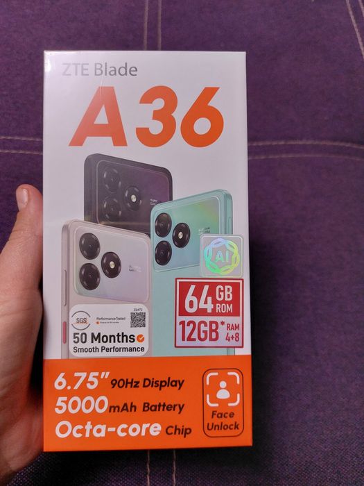 ZTE Blade A36 черный