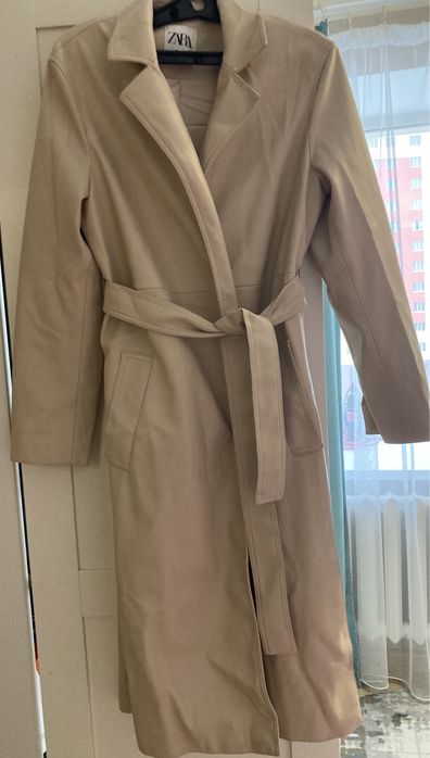 Тренч из эко кожи