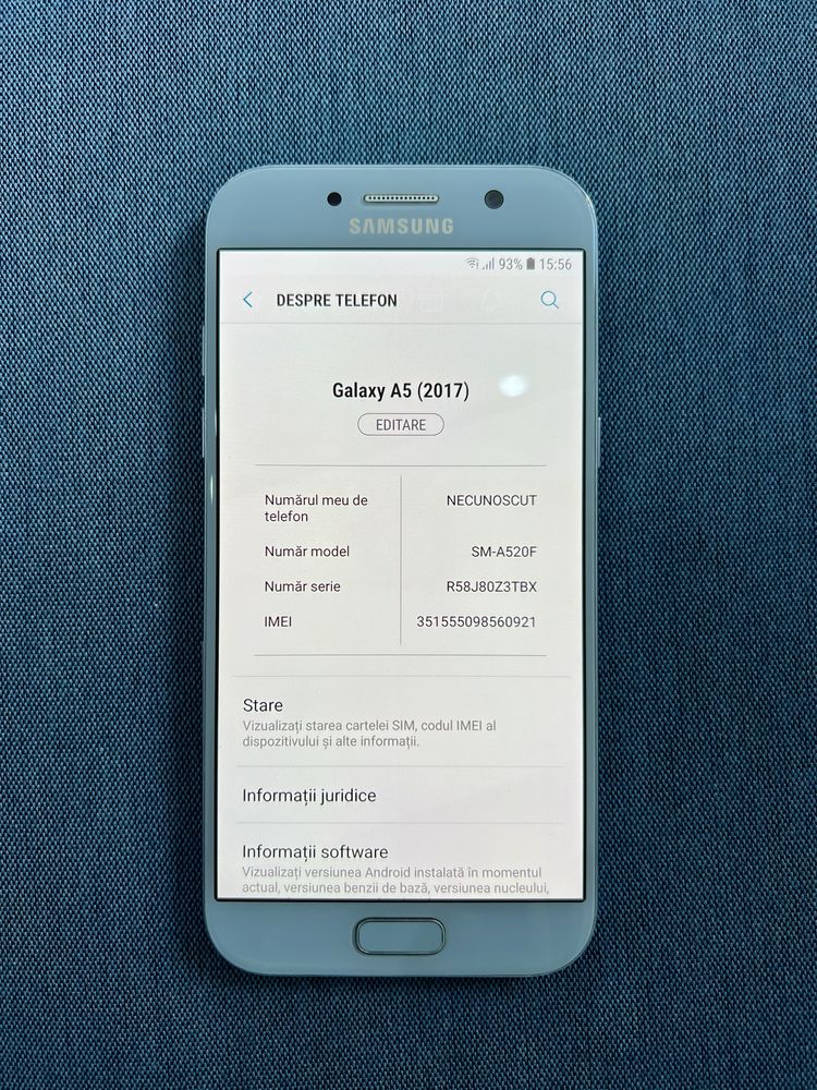 Samsung A5 2017,  32gb, neverlocked, accesorii NOI SIGILATE originale