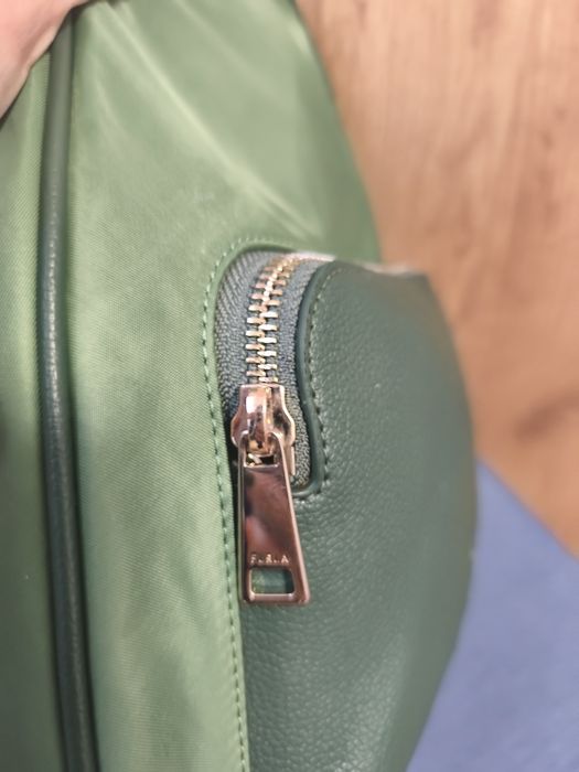 Раница Furla, цвят авокадо