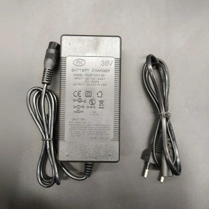 Мрежово зарядно за Електрически Скутер/Ховърборд ,3pin, 42VDC, 63W