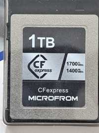 Card CFexpress 1T type B , Microfrom, Nou sigilat!