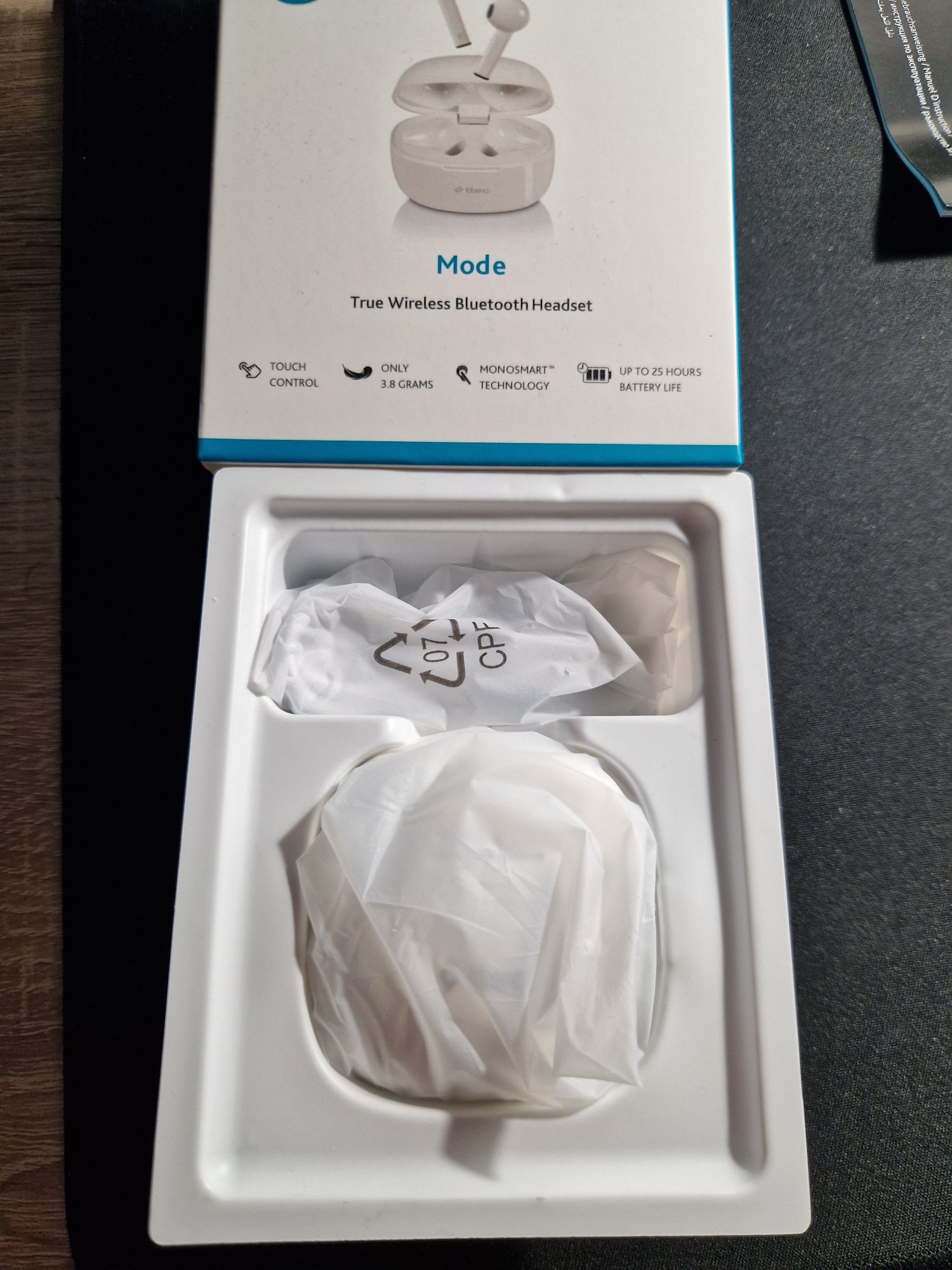 Нови Bluetooth слушалки ttec Mode, TWS, Бели