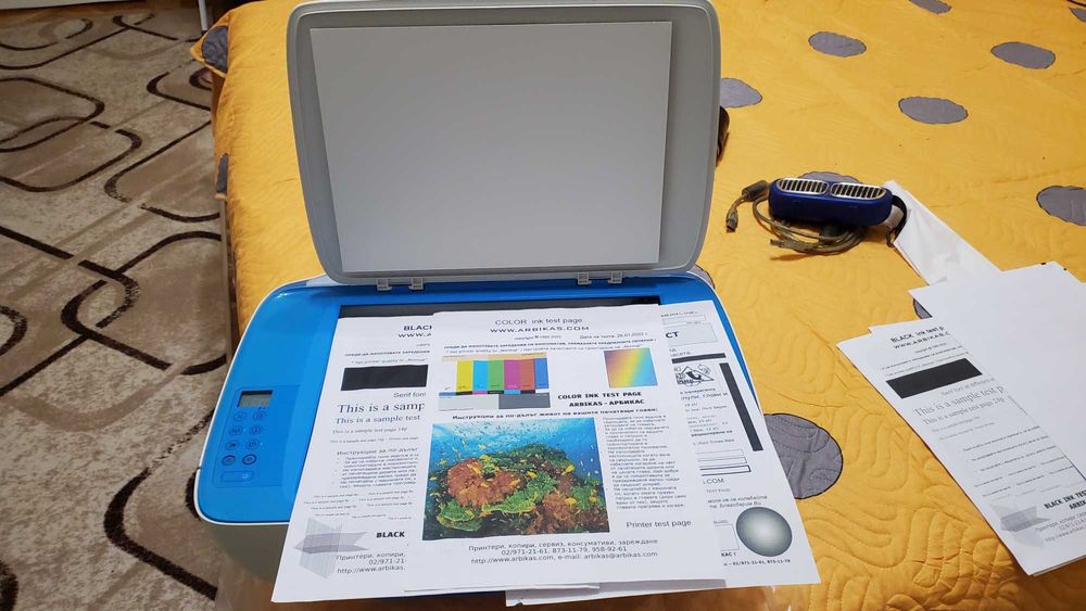 Принтер HP3634 , 3 в 1 , All in one /принтер,скенер,копир/