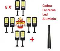 pachet lanterana cadou si 8 lampi solare 100 w fiecare