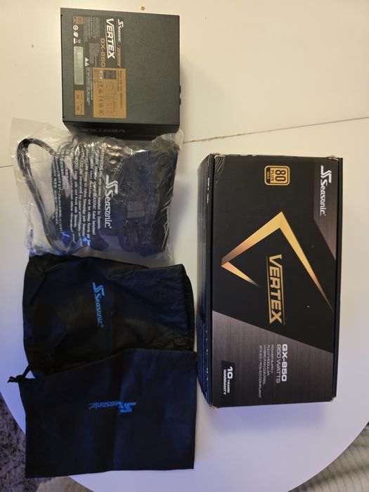 Seasonic VERTEX GX-850, ATX 3.0, PCle 5.0, 850W, 80 Plus Gold, 12VHPWR